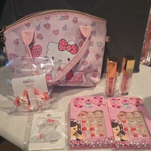 Hello Kitty Pink and White Kids Bag Set